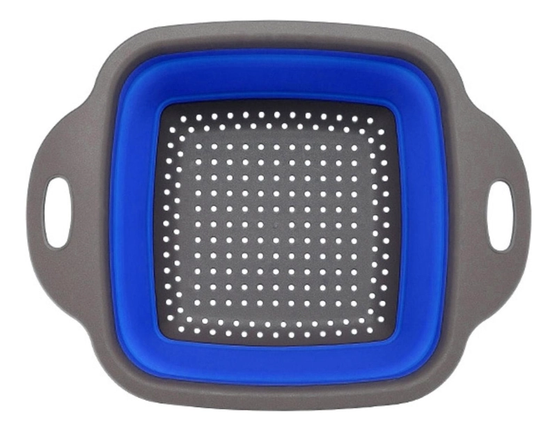 PACK 2 COLADORES ESCURRIDOR RECTANGULAR COCINA AZUL - 2