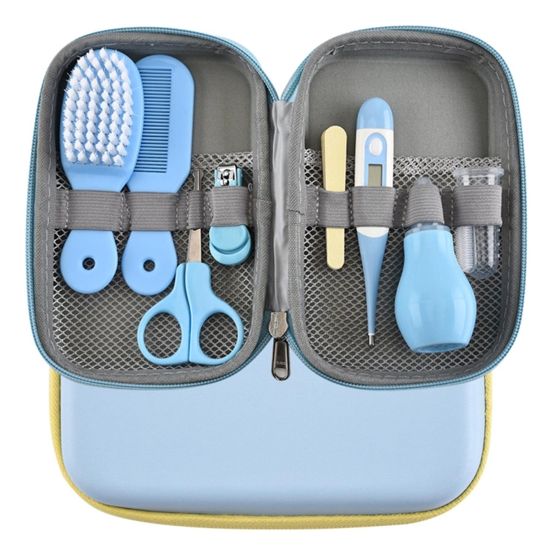 SET IMPORTCLICK INF.55 CUIDADOS MANICURE BEBÉS 8 PIEZAS CELESTE - 6
