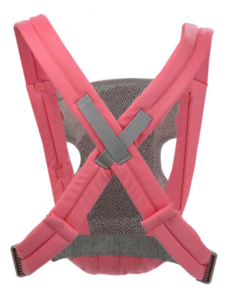 MOCHILA IMPORTCLICK INF.64 PORTABEBÉS ERGONÓMICA ACOLCHADO ROJO - 7