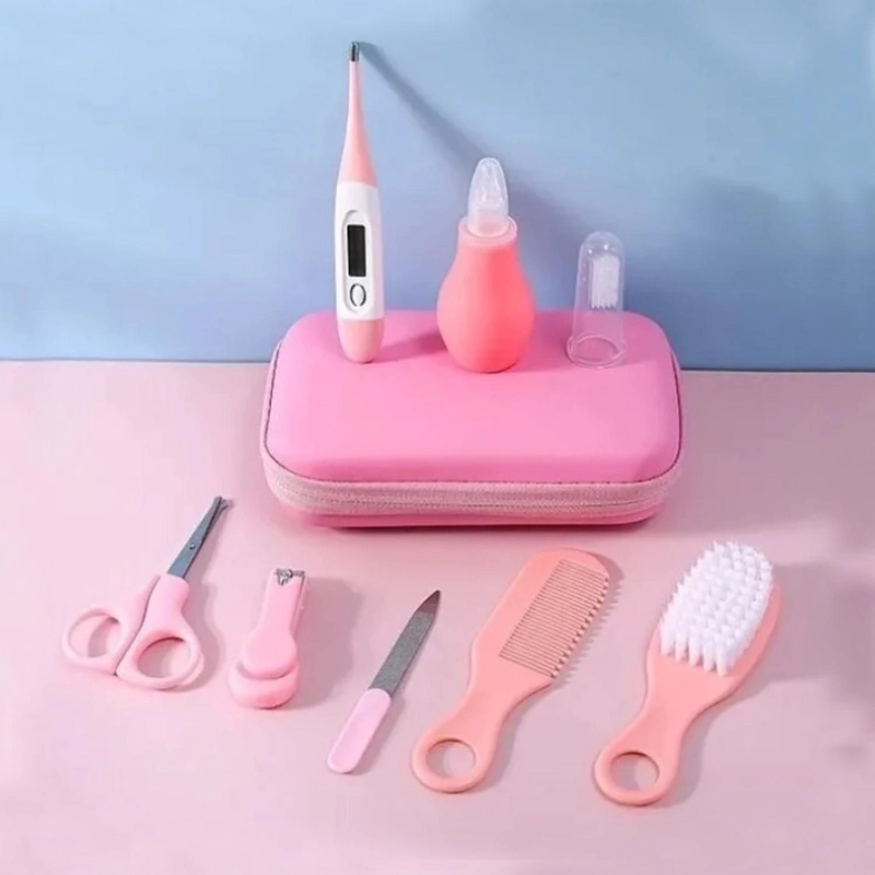 SET IMPORTCLICK INF.56 CUIDADOS MANICURE BEBÉS 8 PIEZAS ROSADO - 2