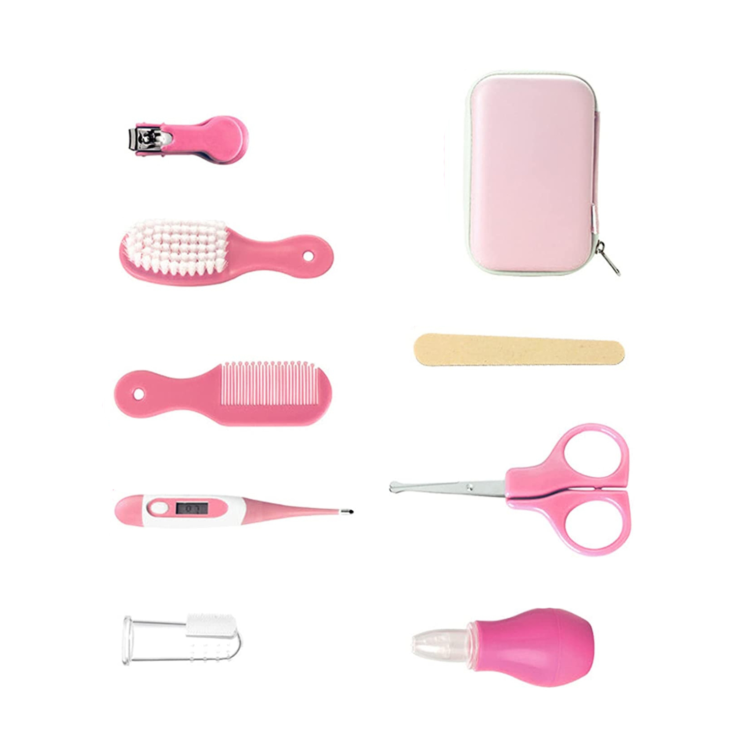 SET IMPORTCLICK INF.56 CUIDADOS MANICURE BEBÉS 8 PIEZAS ROSADO - 4