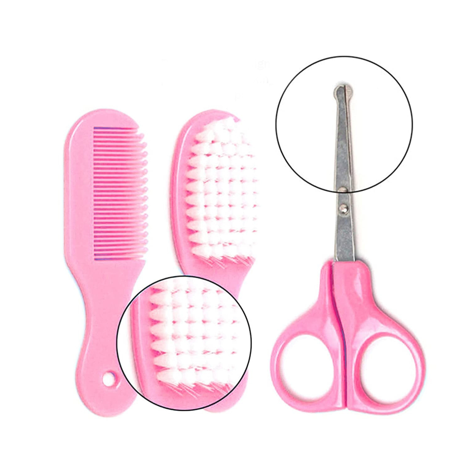 SET IMPORTCLICK INF.56 CUIDADOS MANICURE BEBÉS 8 PIEZAS ROSADO - 5