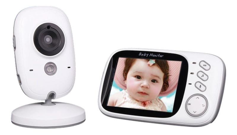 CÁMARA IMPORTCLICK TEC.184 VIDEO MONITOR DIGITAL BEBÉS VISIÓN NOCTURNA BLANCO - 1
