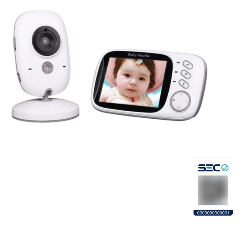 CÁMARA IMPORTCLICK TEC.184 VIDEO MONITOR DIGITAL BEBÉS VISIÓN NOCTURNA BLANCO - 7