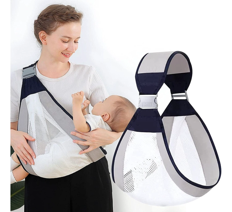 PORTABEBÉ IMPORTCLICK INF.61 FULAR CANGURO ERGONÓMICO VERDE - 4