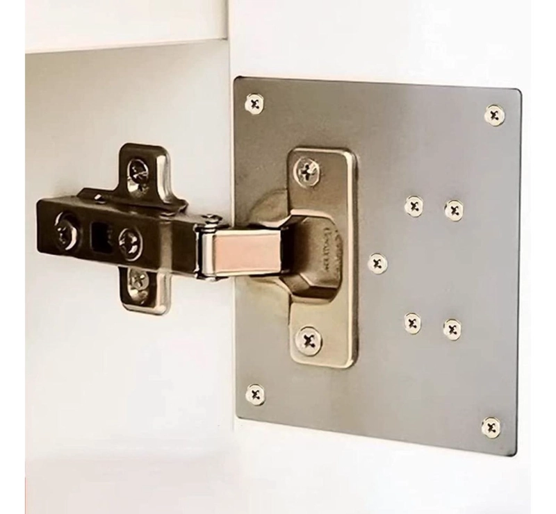 SET IMPORTCLICK 2 PLACAS REPARACIÓN BISAGRA PUERTA ARMARIO MUEBLE HOG.437 - 8