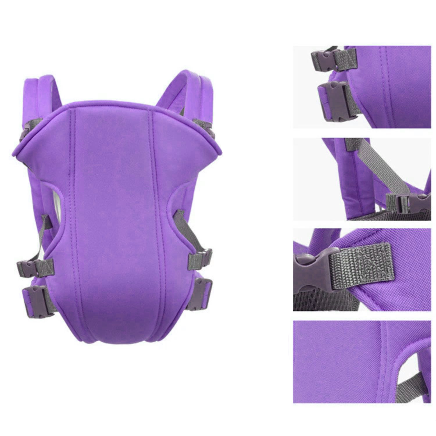 MOCHILA IMPORTCLICK INF.65 PORTABEBÉS ERGONÓMICA ACOLCHADO VIOLETA - 4