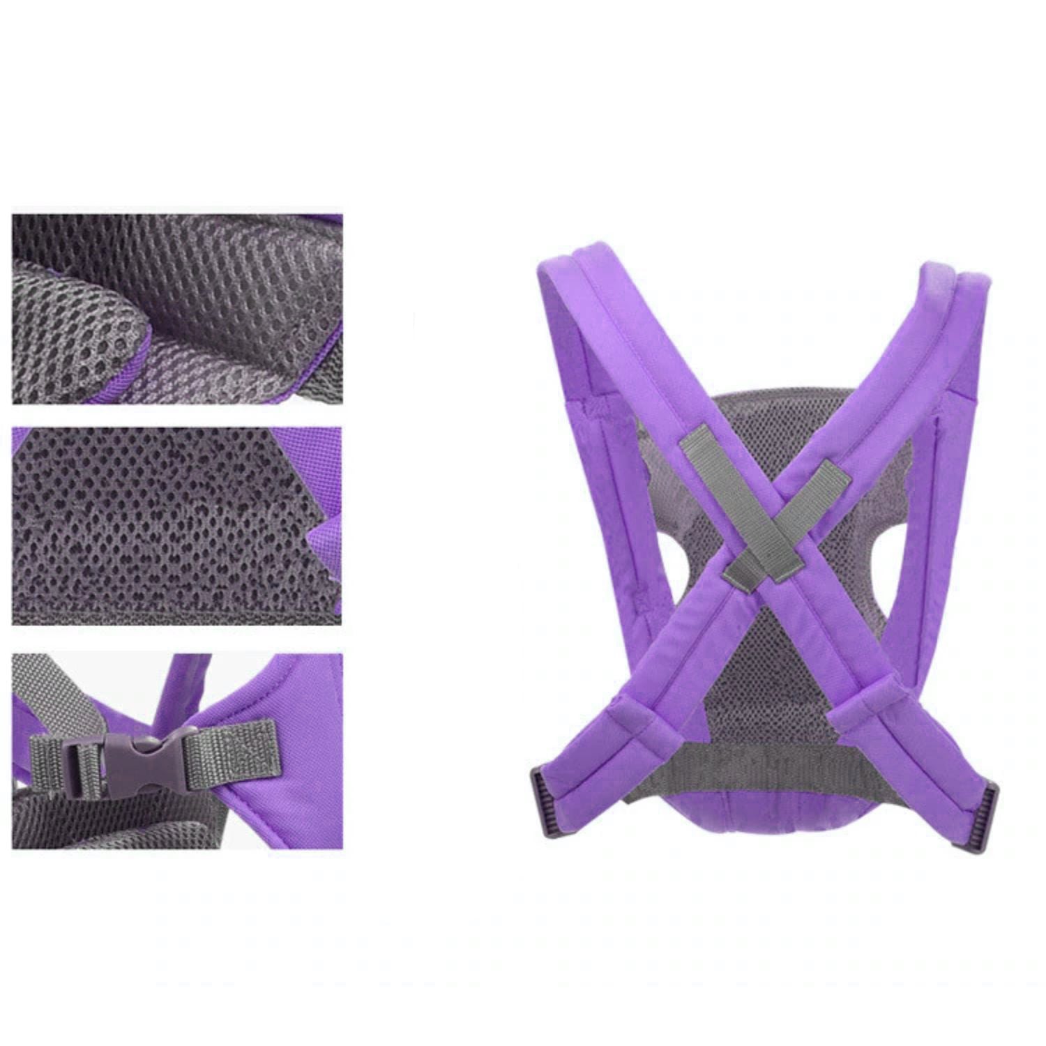 MOCHILA IMPORTCLICK INF.65 PORTABEBÉS ERGONÓMICA ACOLCHADO VIOLETA - 5