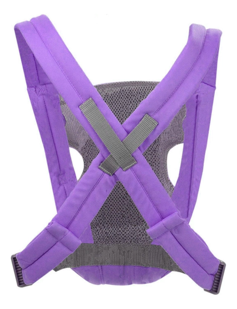 MOCHILA IMPORTCLICK INF.65 PORTABEBÉS ERGONÓMICA ACOLCHADO VIOLETA - 7