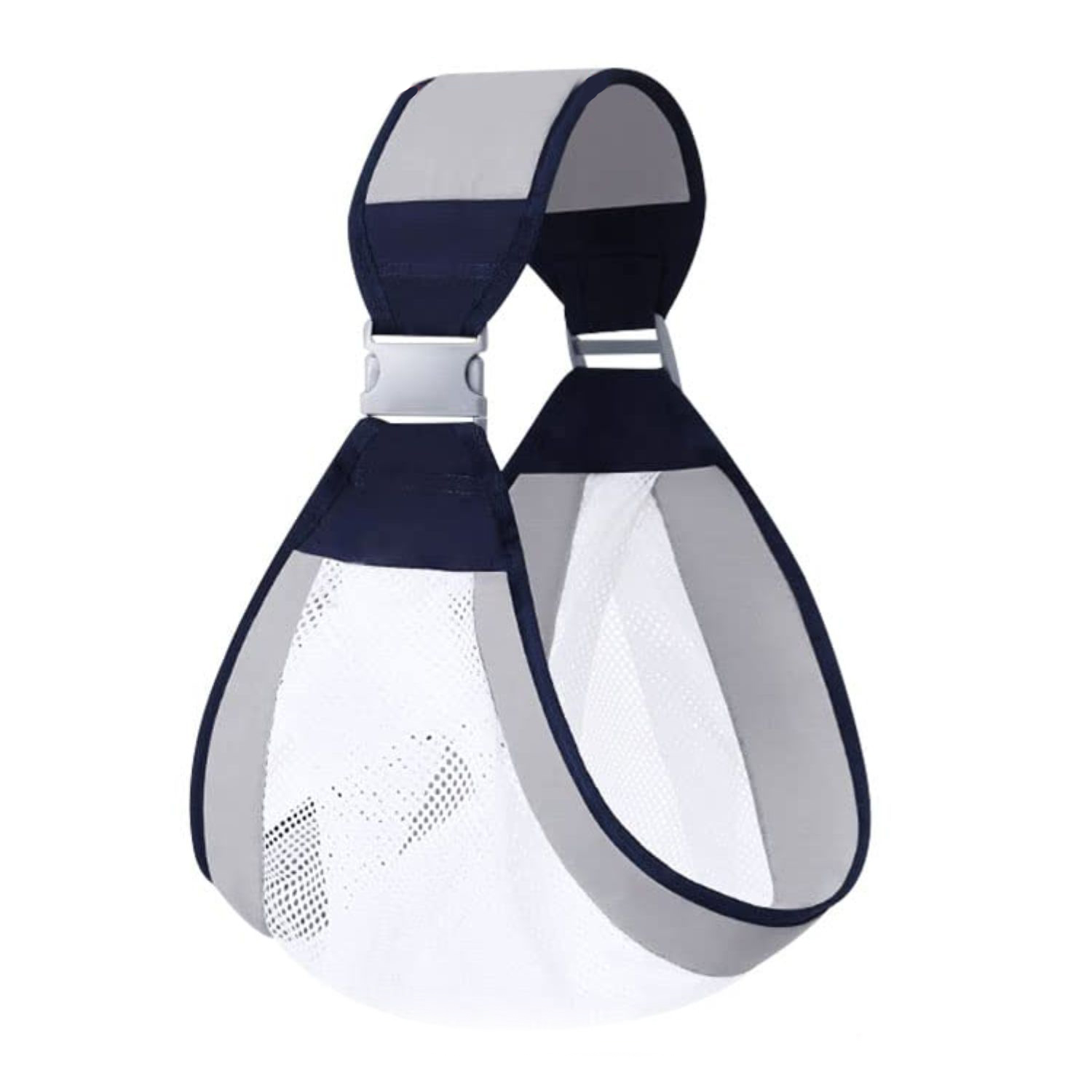 PORTABEBÉ IMPORTCLICK INF.62 FULAR CANGURO ERGONÓMICO GRIS - 1