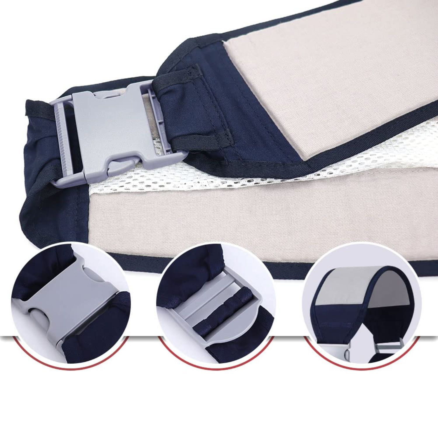 PORTABEBÉ IMPORTCLICK INF.62 FULAR CANGURO ERGONÓMICO GRIS - 5