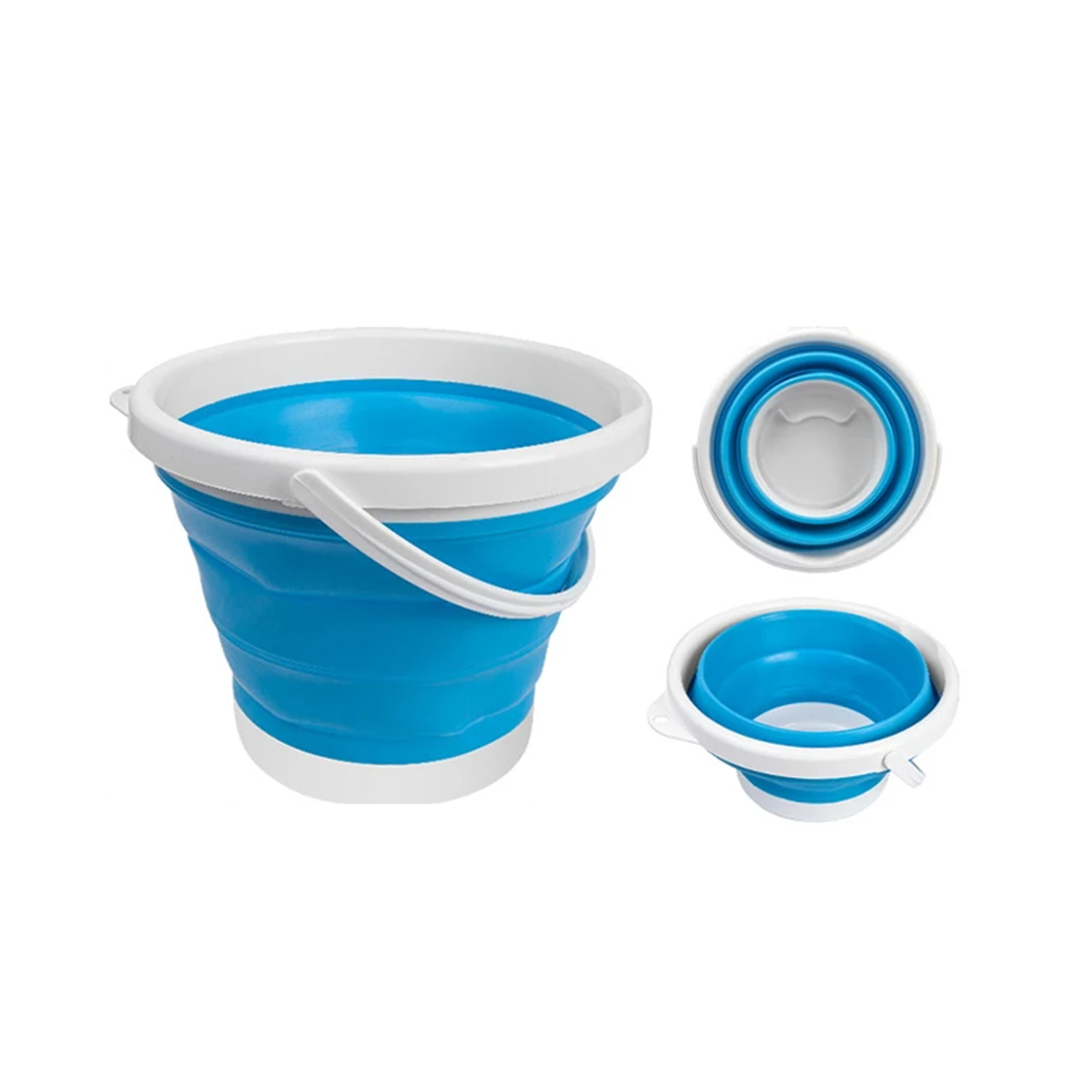 LAVADORA IMPORTCLICK PORTÁTIL LIMPIEZA PLEGABLE 18 WATT CELESTE - 3