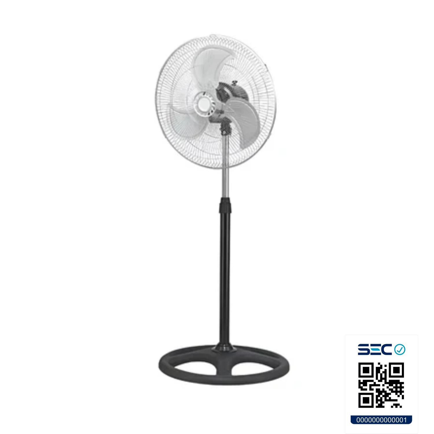 VENTILADOR IMPORTCLICK HOG.1107 PIE GIRATORIO ASPA METAL 18' - 5