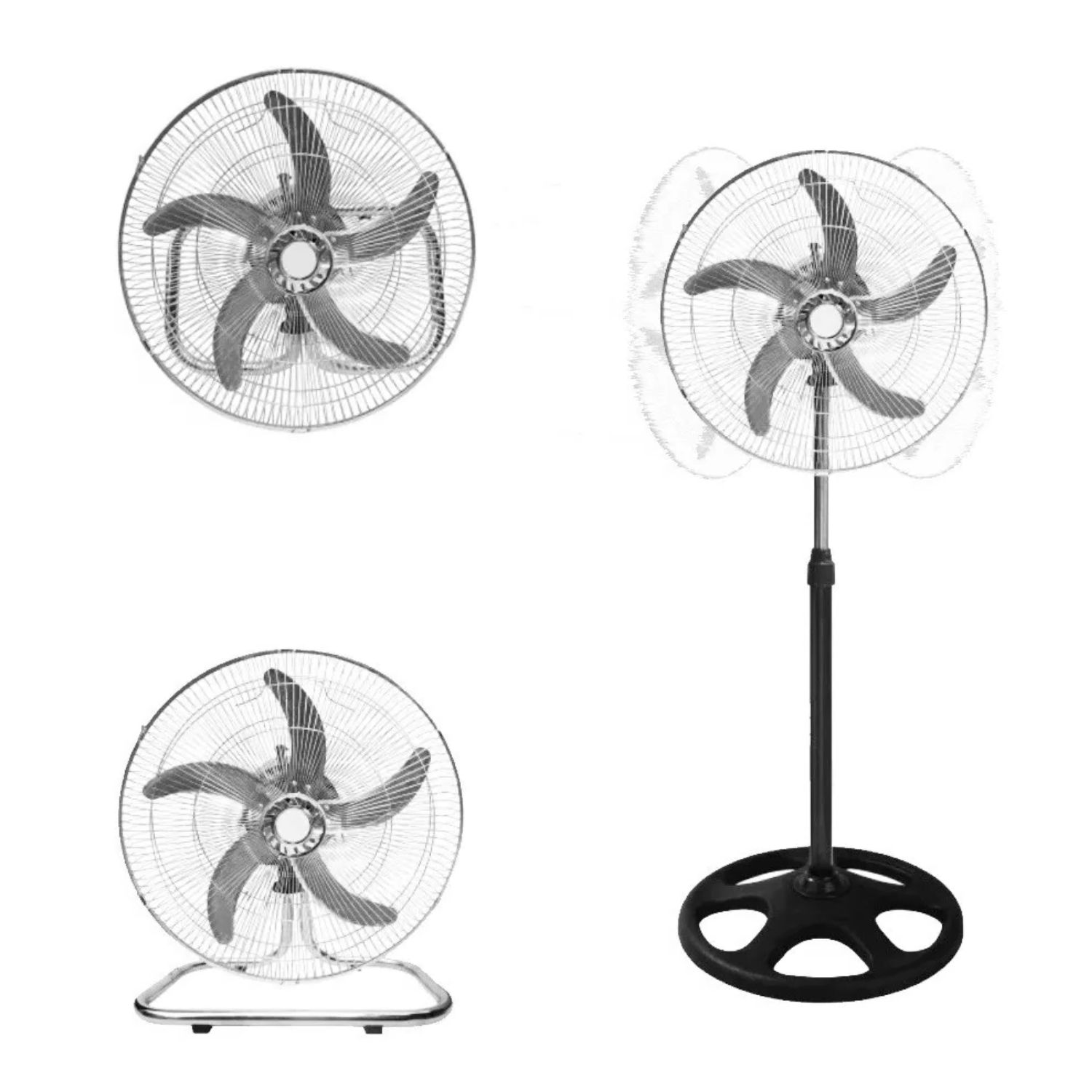 VENTILADOR IMPORTCLICK HOG.1106 3 EN 1 OSCILANTE 3 VELOCIDADES 18' - 3