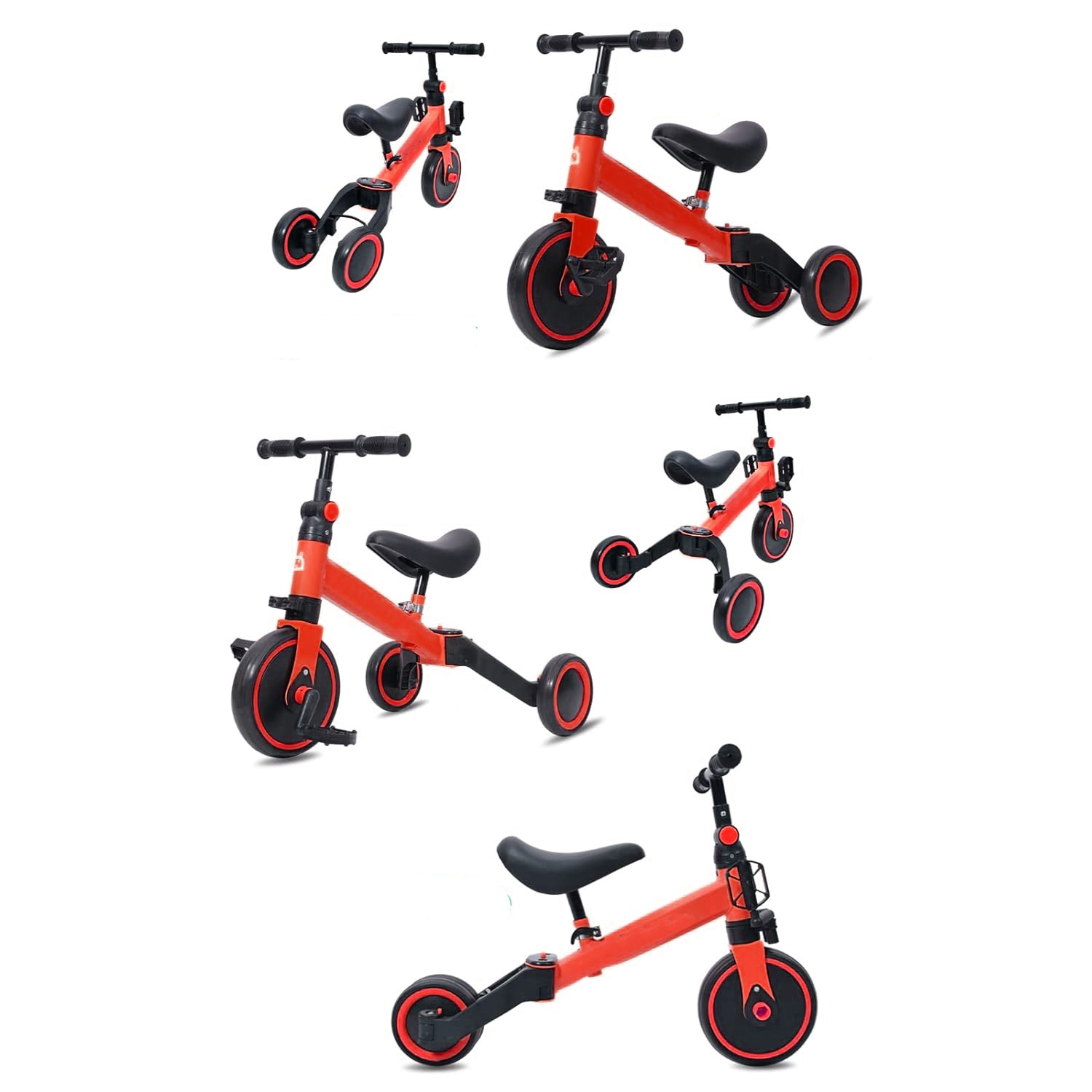TRICICLO IMPORTCLICK INF.130 MINI EQUILIBRIO APRENDIZAJE INFANTIL ROJO - 4