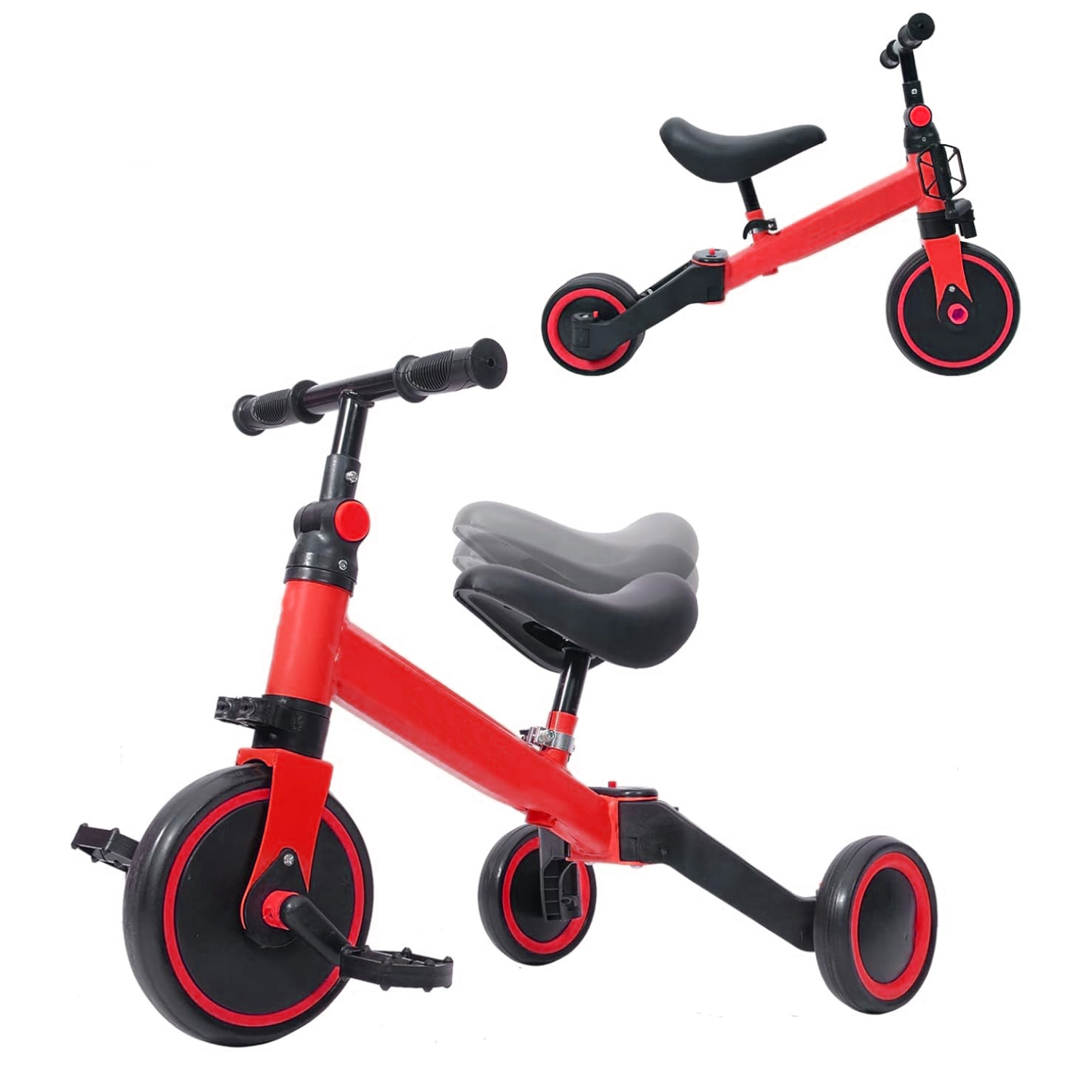 TRICICLO IMPORTCLICK INF.130 MINI EQUILIBRIO APRENDIZAJE INFANTIL ROJO - 5
