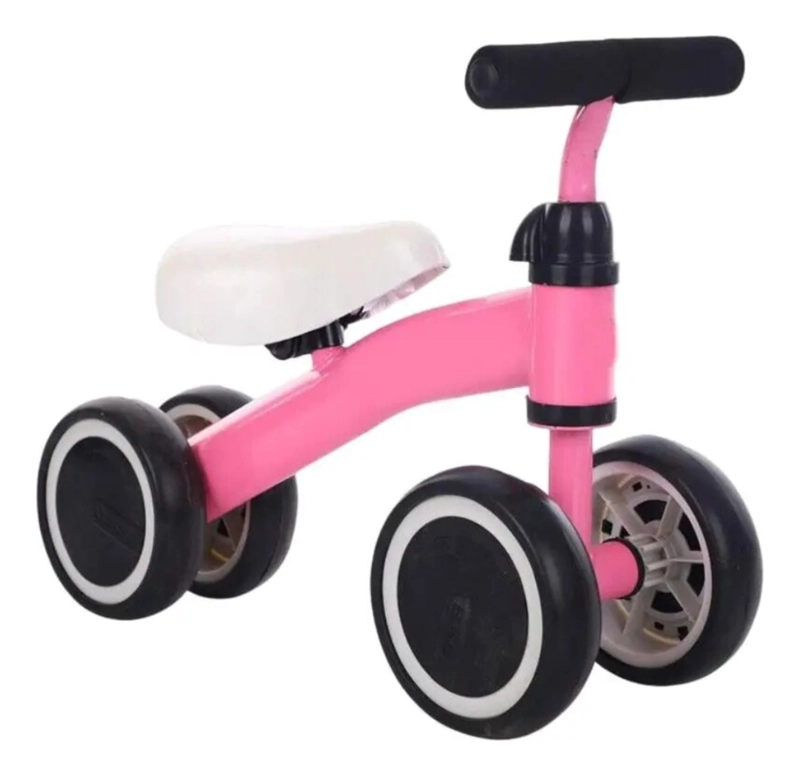TRICICLO IMPORTCLICK INF.131 MINI EQUILIBRIO APRENDIZAJE INFANTIL ROSADO PALO ROSA - 1