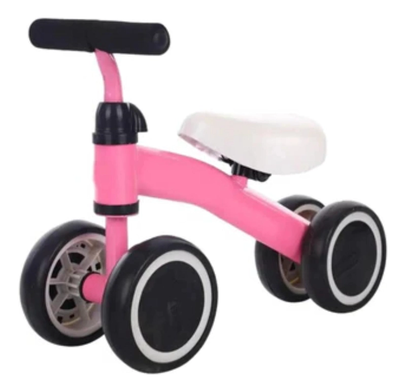 TRICICLO IMPORTCLICK INF.131 MINI EQUILIBRIO APRENDIZAJE INFANTIL ROSADO PALO ROSA - 2