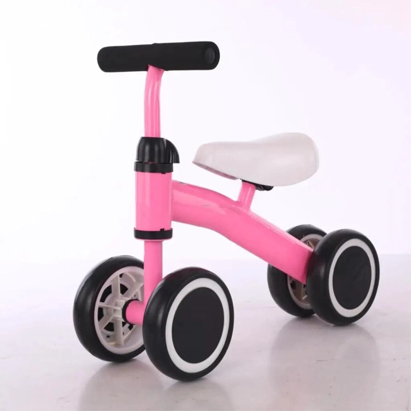 TRICICLO IMPORTCLICK INF.131 MINI EQUILIBRIO APRENDIZAJE INFANTIL ROSADO PALO ROSA - 4