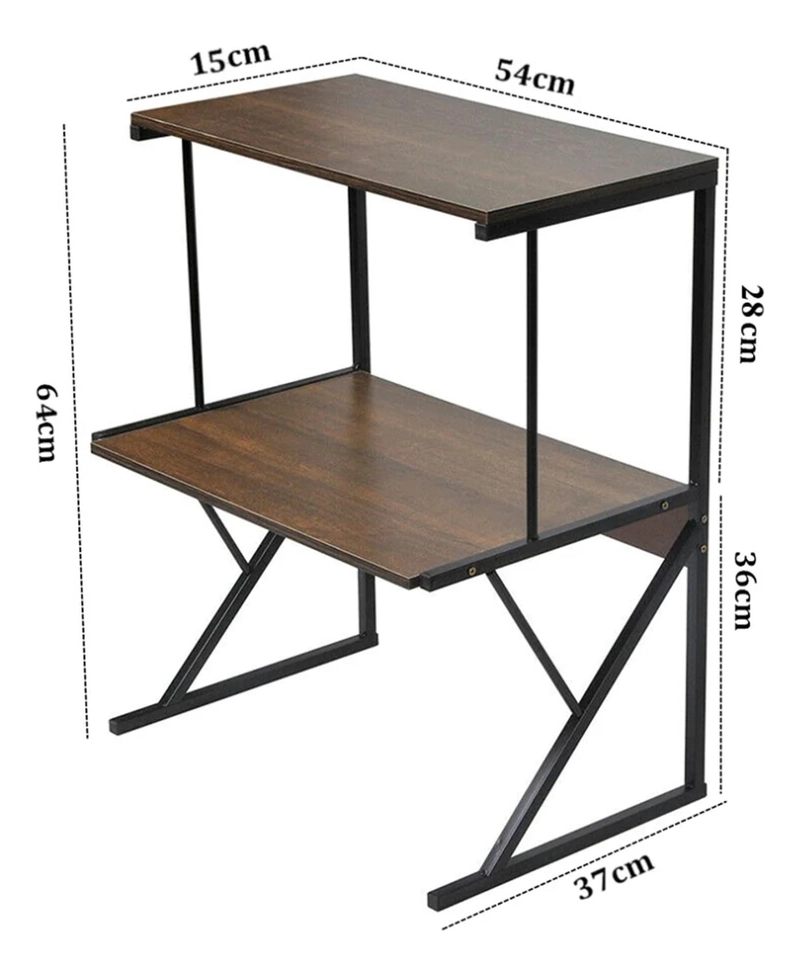 ESTANTE IMPORTCLICK HOG.887 RACK COCINA MICROONDAS ORGANIZADOR 64X54X37 CM NEGRO - 3