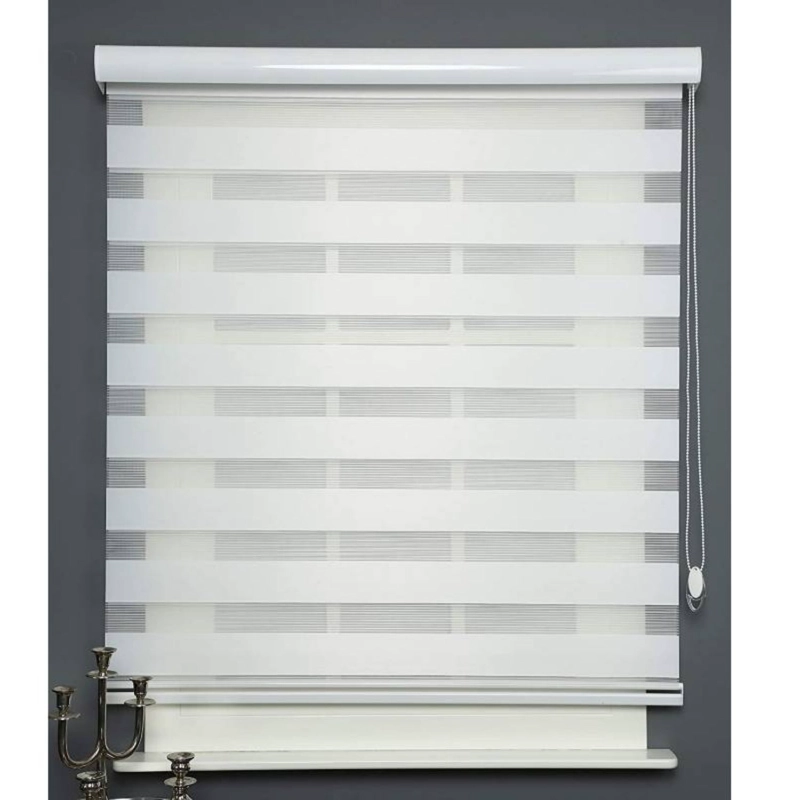 CORTINA ROLLER PERSIANA DÚO BLANCA 160X220 CM - 2