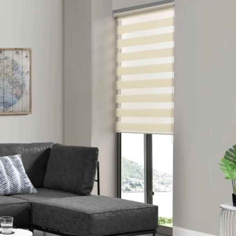CORTINA ROLLER PERSIANA DÚO BEIGE 150X220 CM - 4