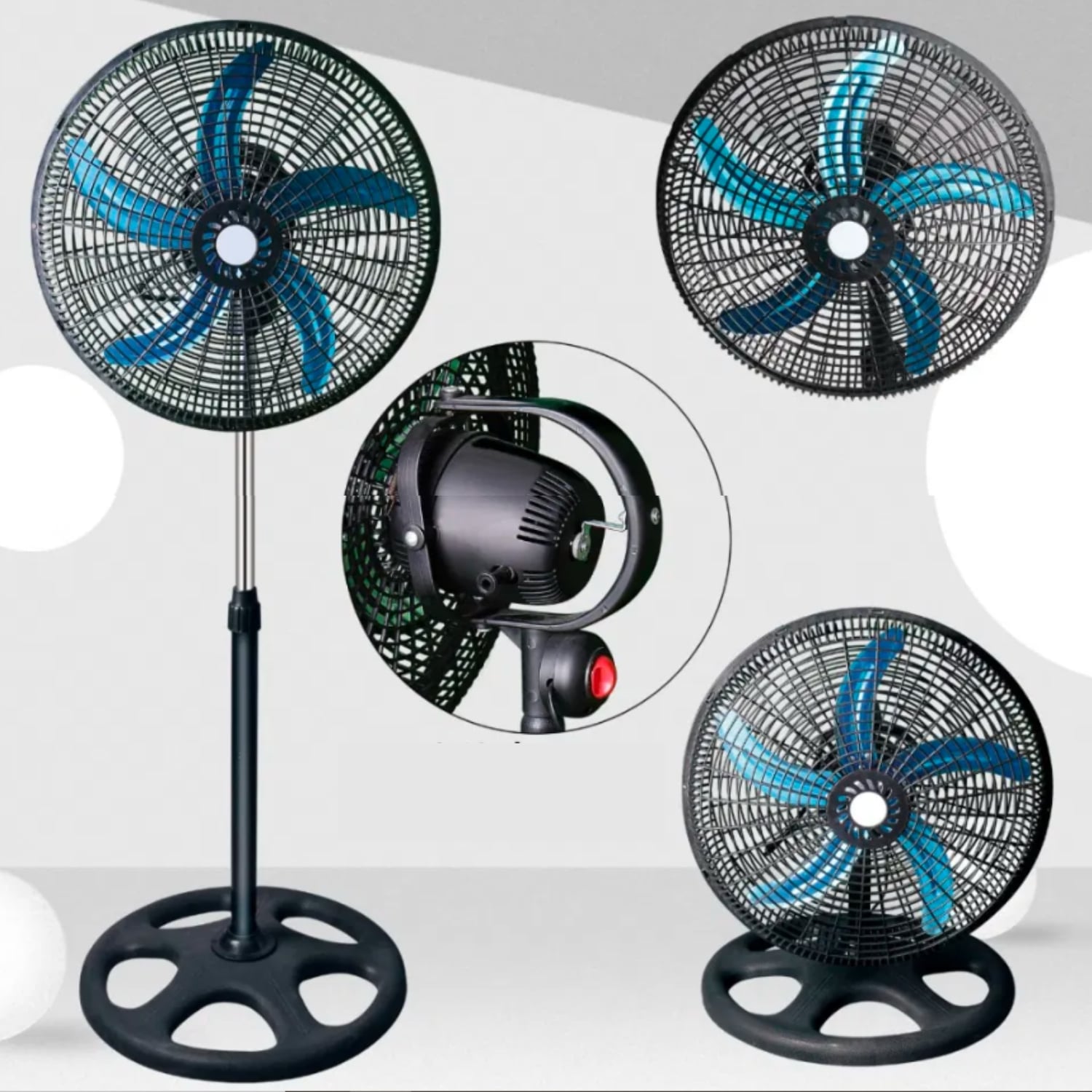 VENTILADOR IMPORTCLICK HOG.1108 18 INDUSTRIAL 2 EN 1 METAL - 4