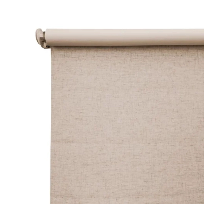 CORTINAS BLACKOUT LINO BEIGE 120X120 CM - 2
