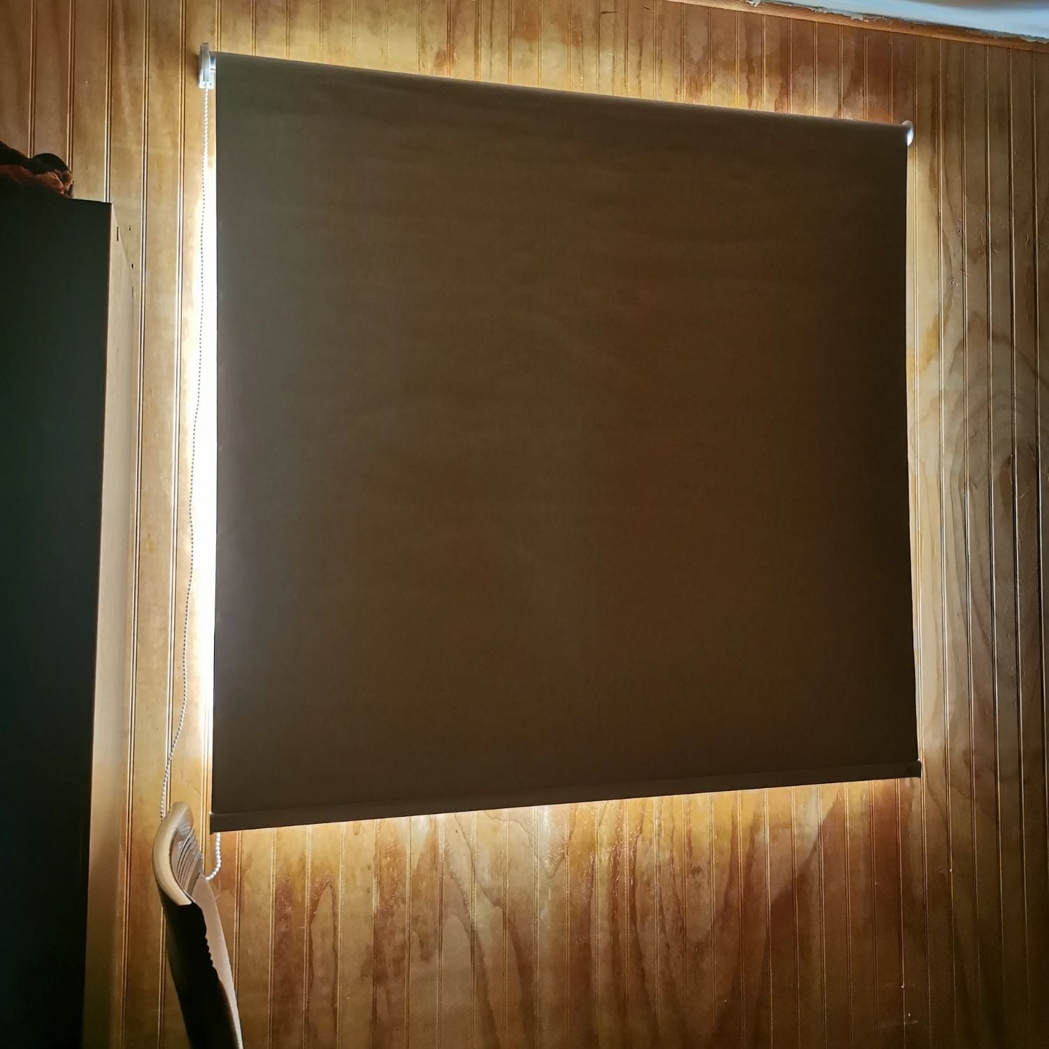 CORTINAS BLACKOUT LINO BEIGE 120X120 CM - 4