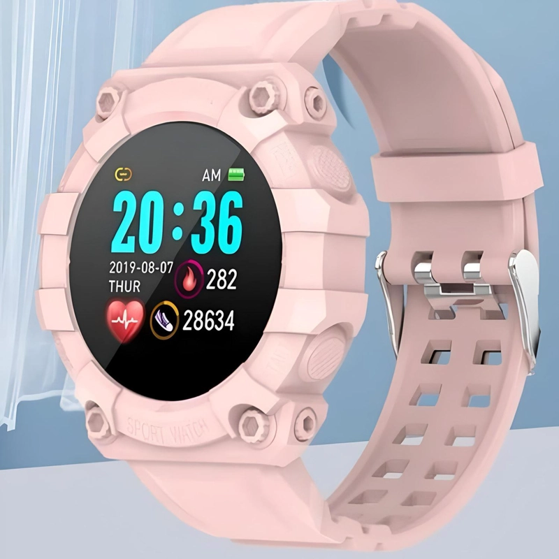 SMARTBAND TEC.347 ROSADO CARGA USB DEPORTIVO - 4