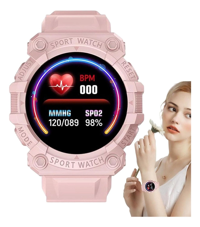 SMARTBAND TEC.347 ROSADO CARGA USB DEPORTIVO - 6