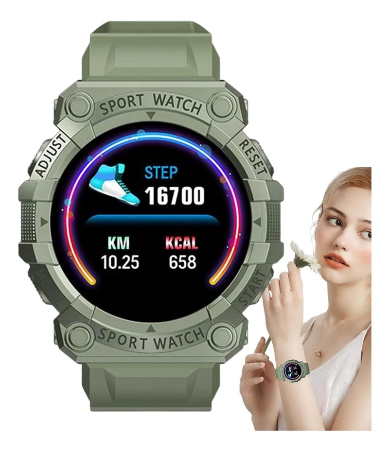 SMARTBAND TEC.348 VERDE CARGA USB DEPORTIVO - 2
