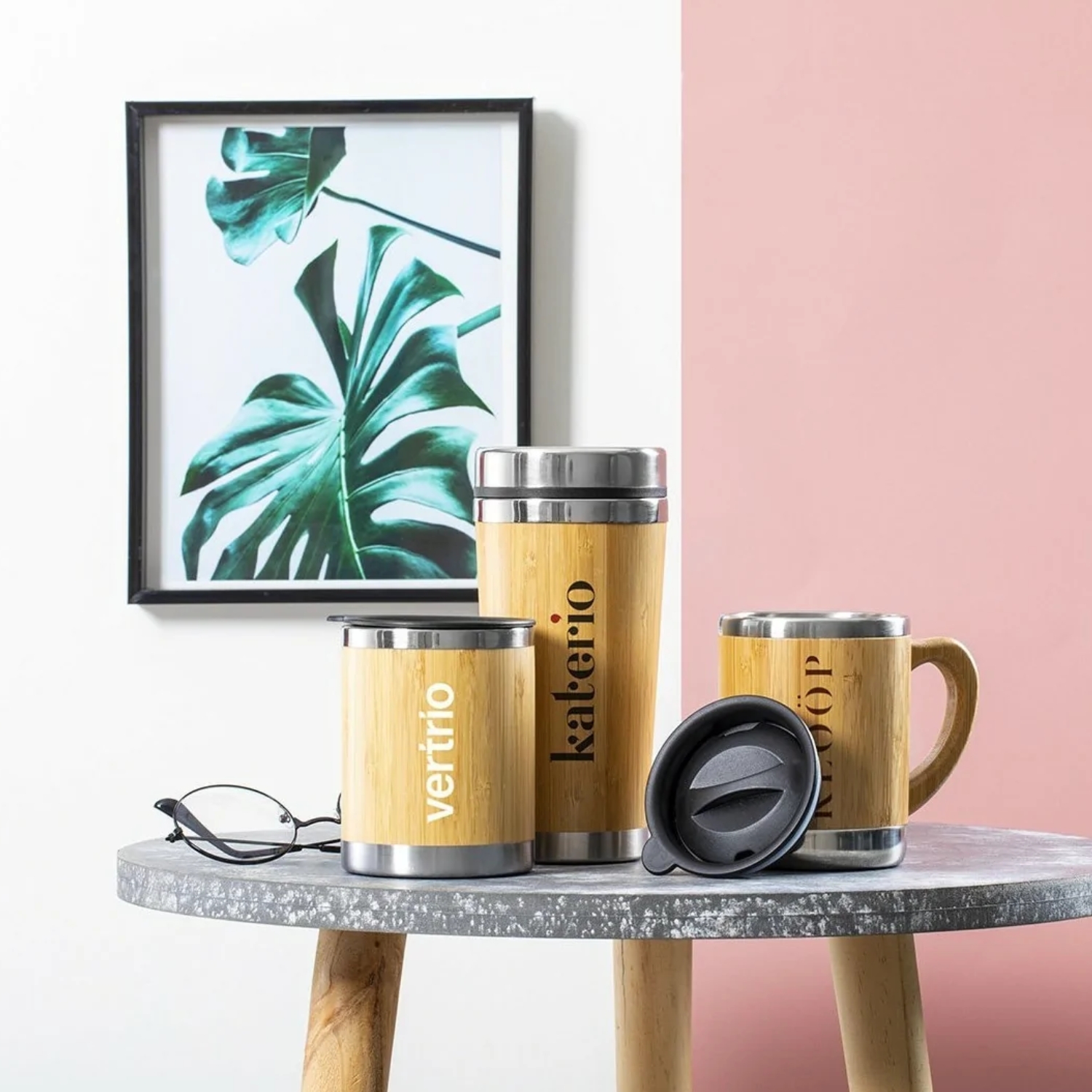 VASO MUG TAPA ACERO BAMBÚ ARISTON 500 ML - 4