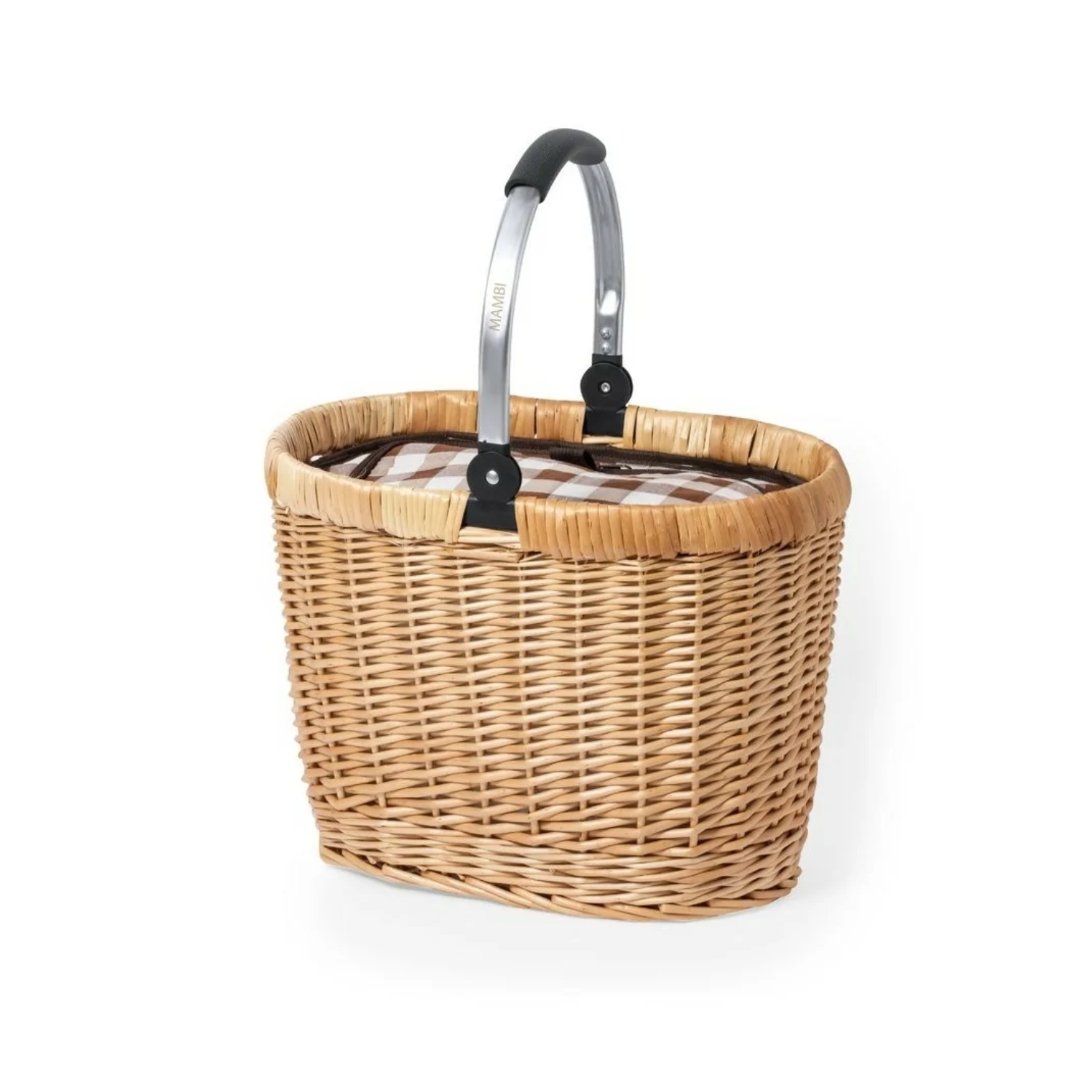 CESTA IMPORTCLICK COOLER MIMBRE ALUMINIO 41X31X27 CM HALBAX HOG.1269 - 1