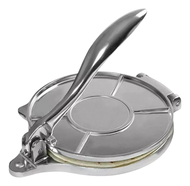 PRENSA TORTILLAS COCINA ACERO INOXIDABLE 20 CM - 2