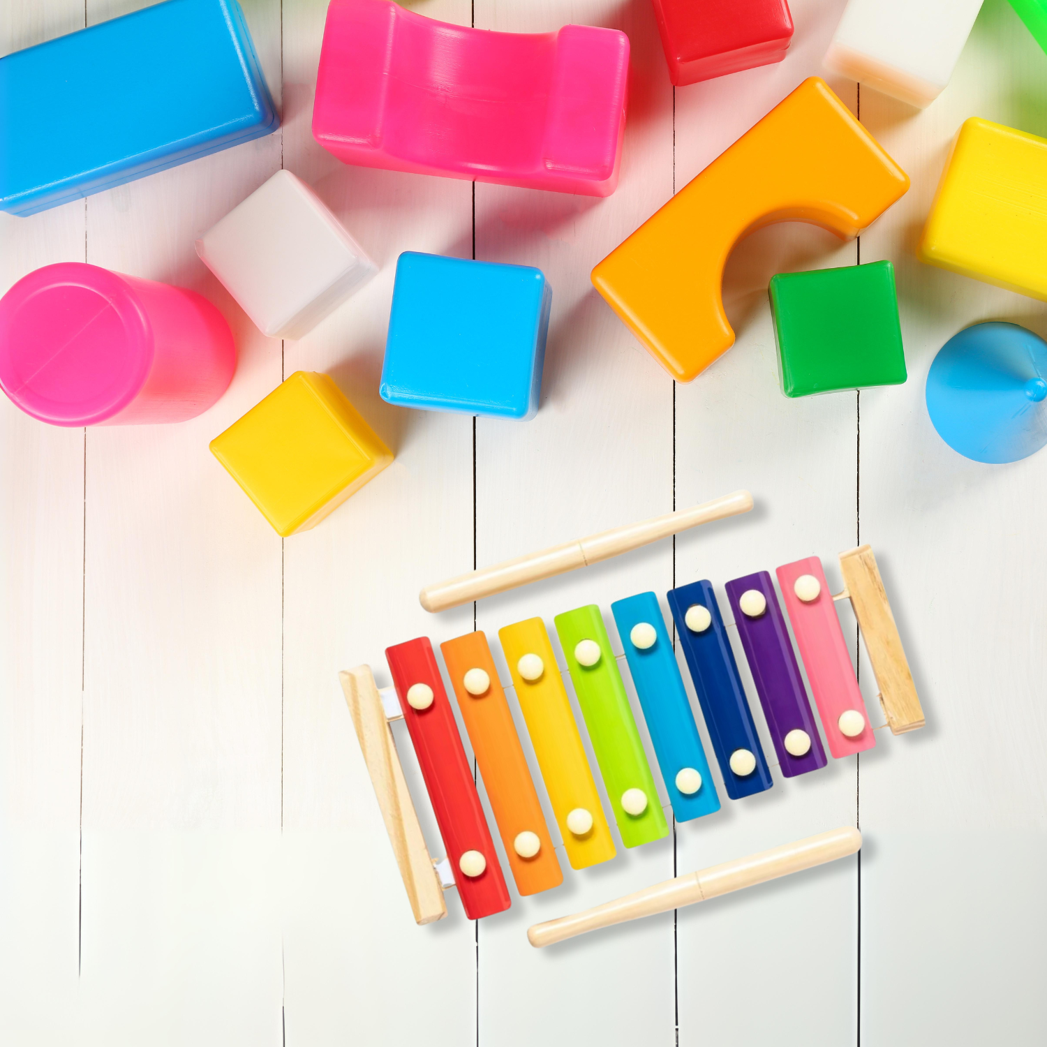 XILÓFONO IMPORTCLICK INFANTIL MADERA METAL NULTYN - 5
