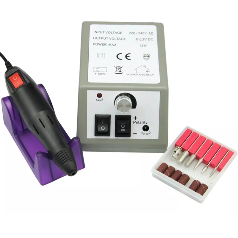 SET TORNO IMPORTCLICK SAL.104 PROFESIONAL UÑAS ACRÍLICAS MANICURE PEDICURA - 2