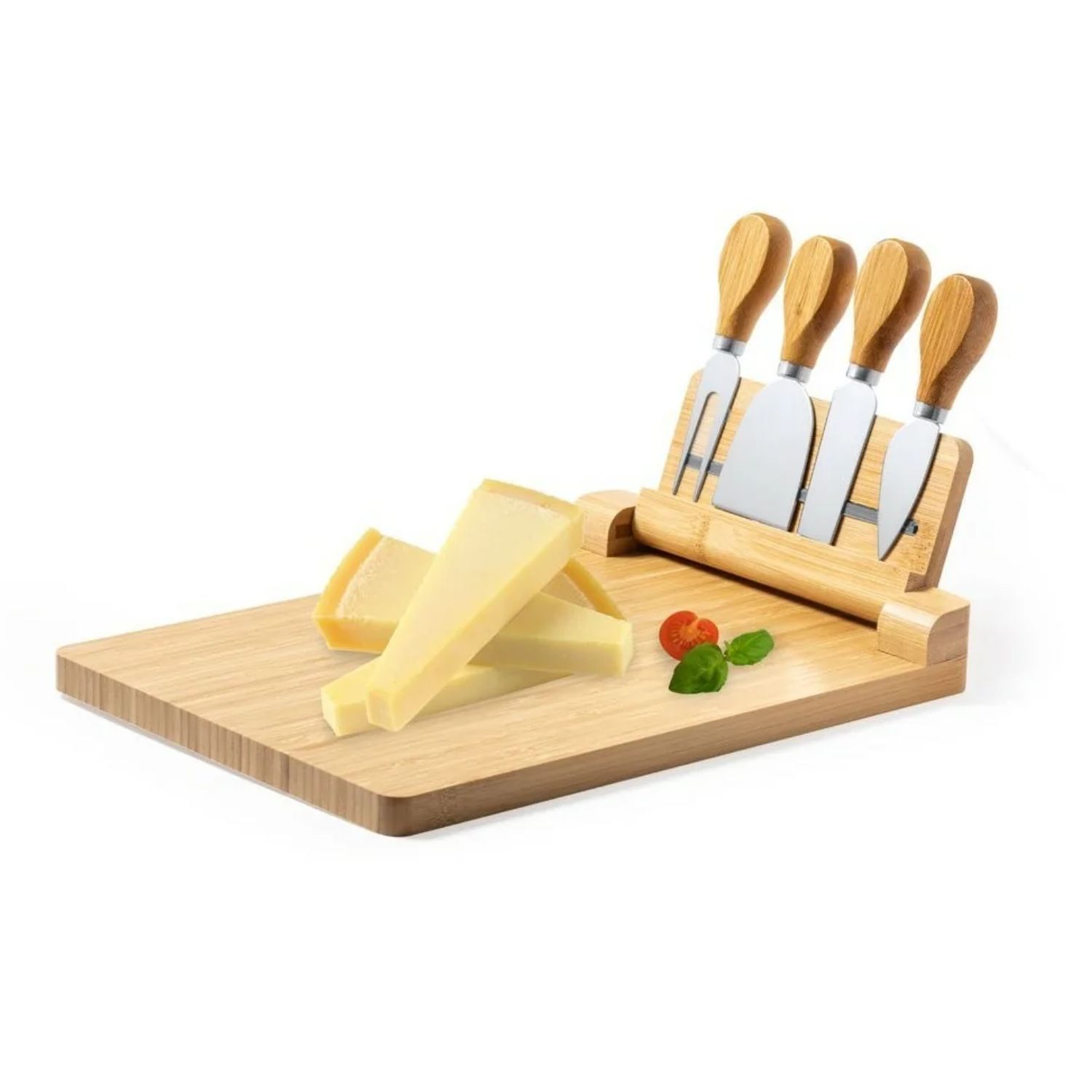 SET TABLA QUESOS 4 PIEZAS BAMBÚ MILDRED - 2