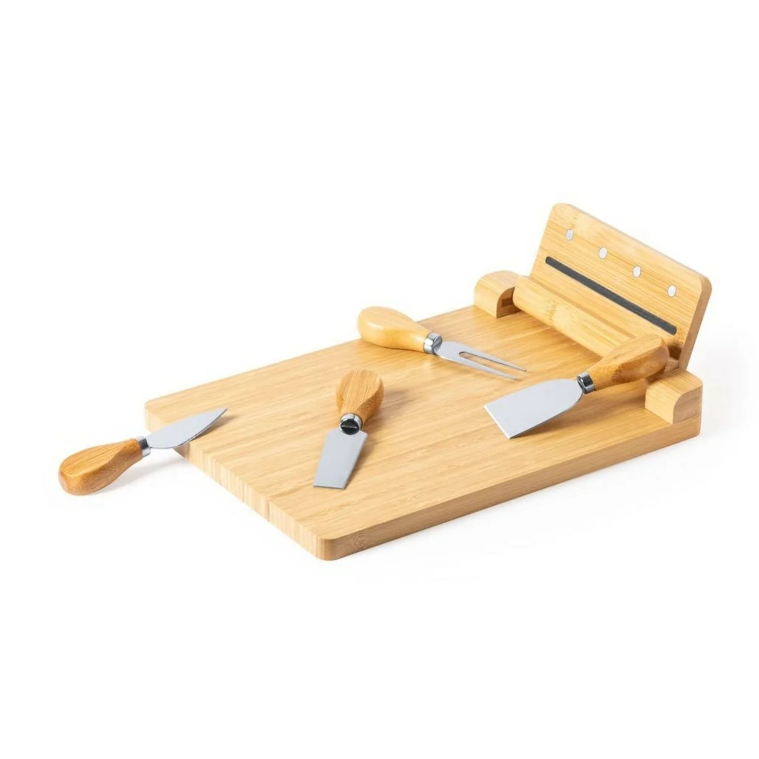 SET TABLA QUESOS 4 PIEZAS BAMBÚ MILDRED - 3