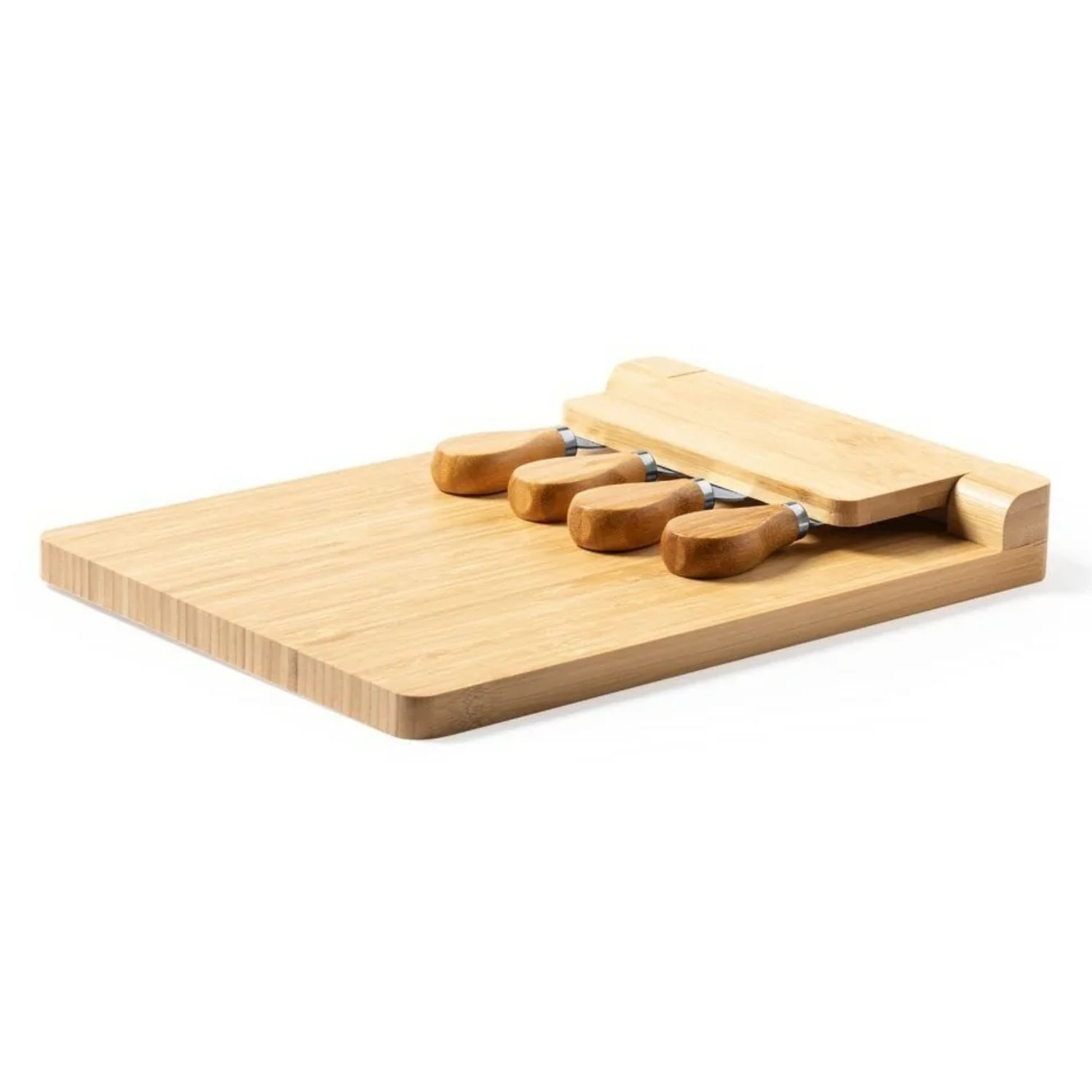 SET TABLA QUESOS 4 PIEZAS BAMBÚ MILDRED - 4