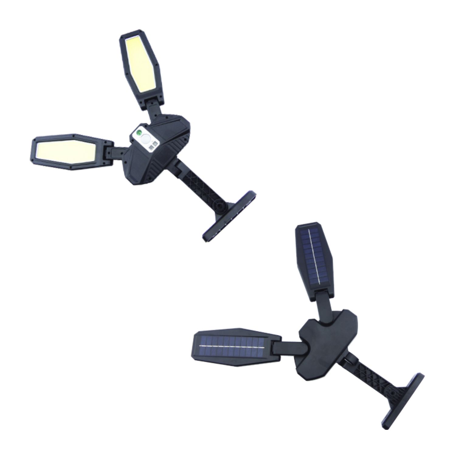 FOCO SOLAR BRAZO DOBLE 202 LED COB CONTROL - 2