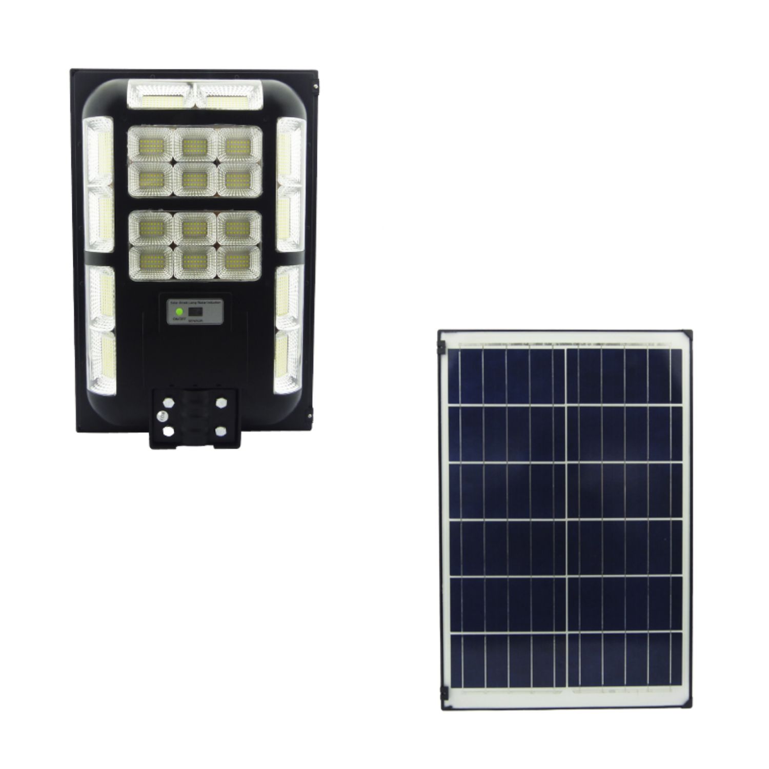 FOCO POSTE SOLAR 300 WATT 22 PLACAS 804 LED CONTROL REMOTO - 2