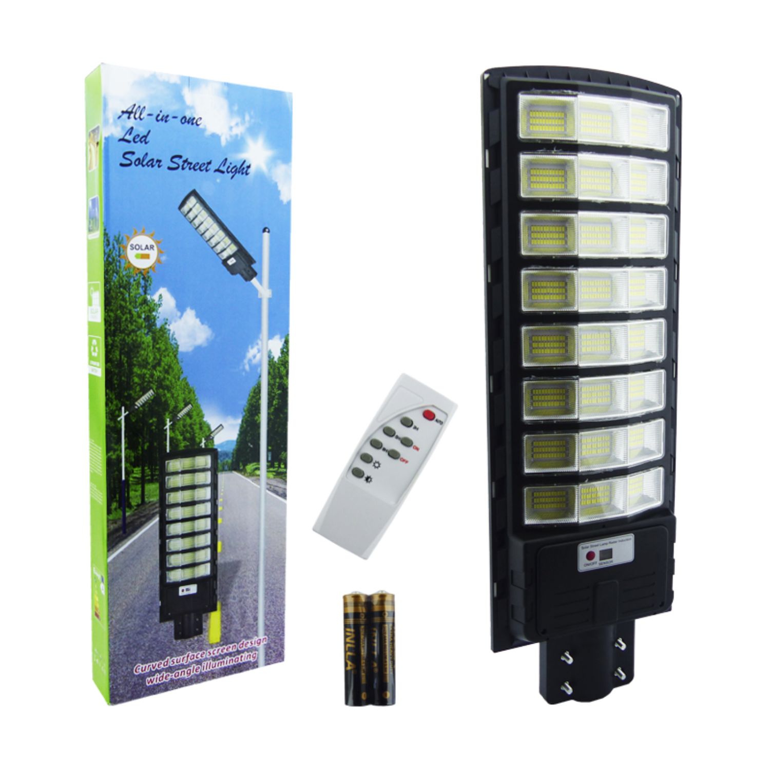 FOCO POSTE SOLAR 400 WATT 24 PLACAS 792 LED - 5
