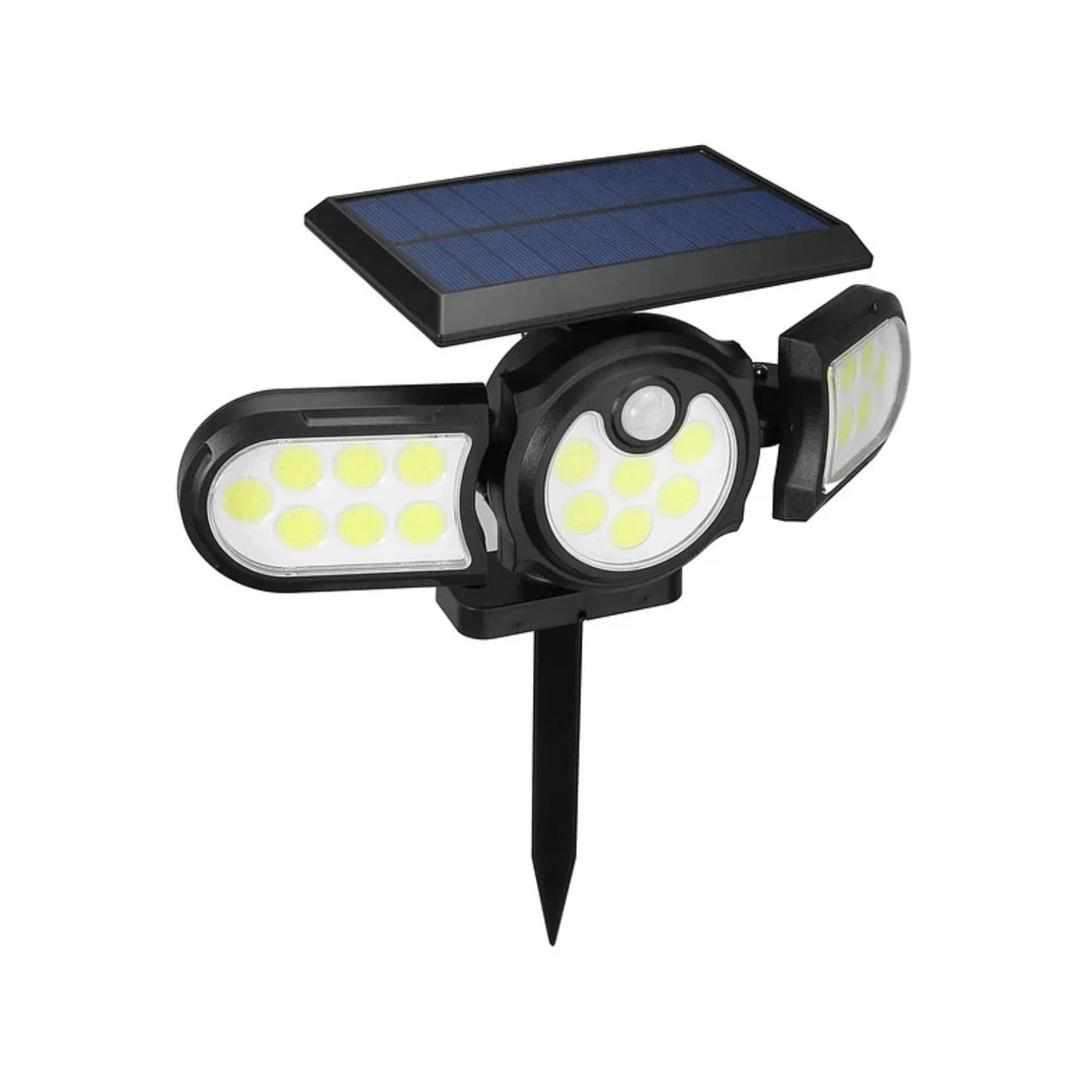 FOCO LÁMPARA SOLAR PANEL 140 COB SENSOR MOVIMIENTO 120° - 2