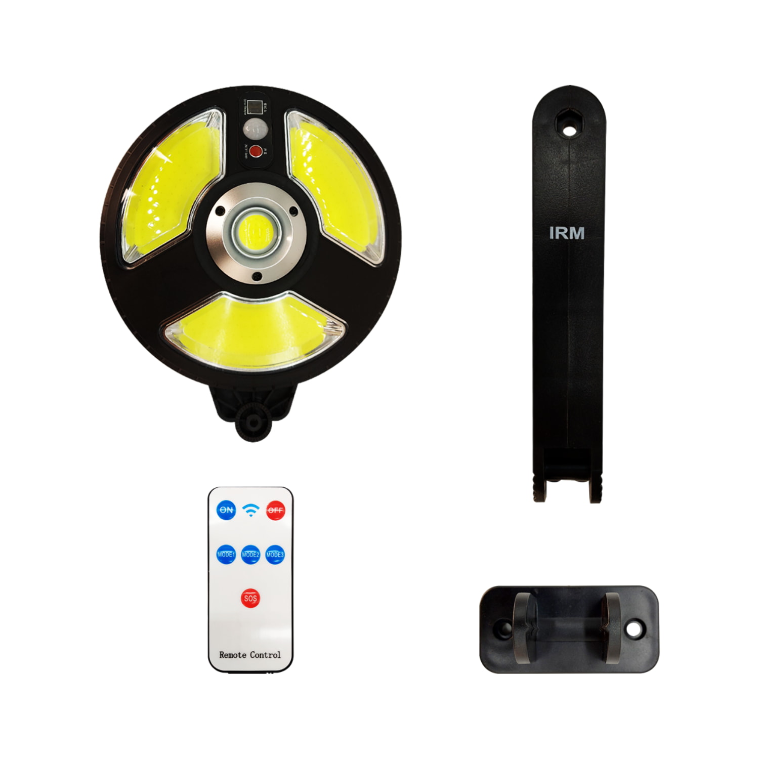 FOCO LÁMPARA PARED SOLAR LED CONTROL REMOTO 38X21 CM - 3