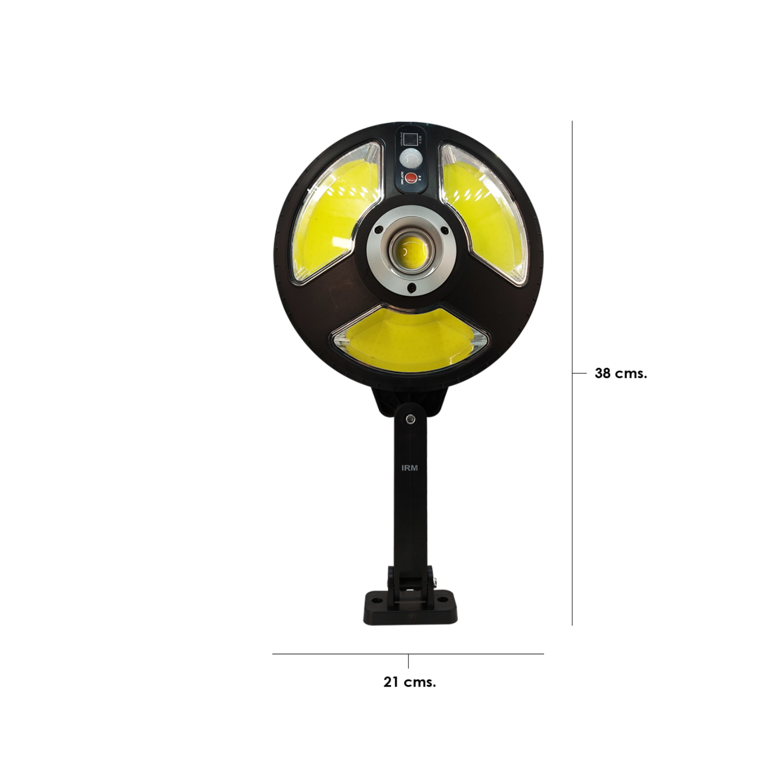 FOCO LÁMPARA PARED SOLAR LED CONTROL REMOTO 38X21 CM - 4