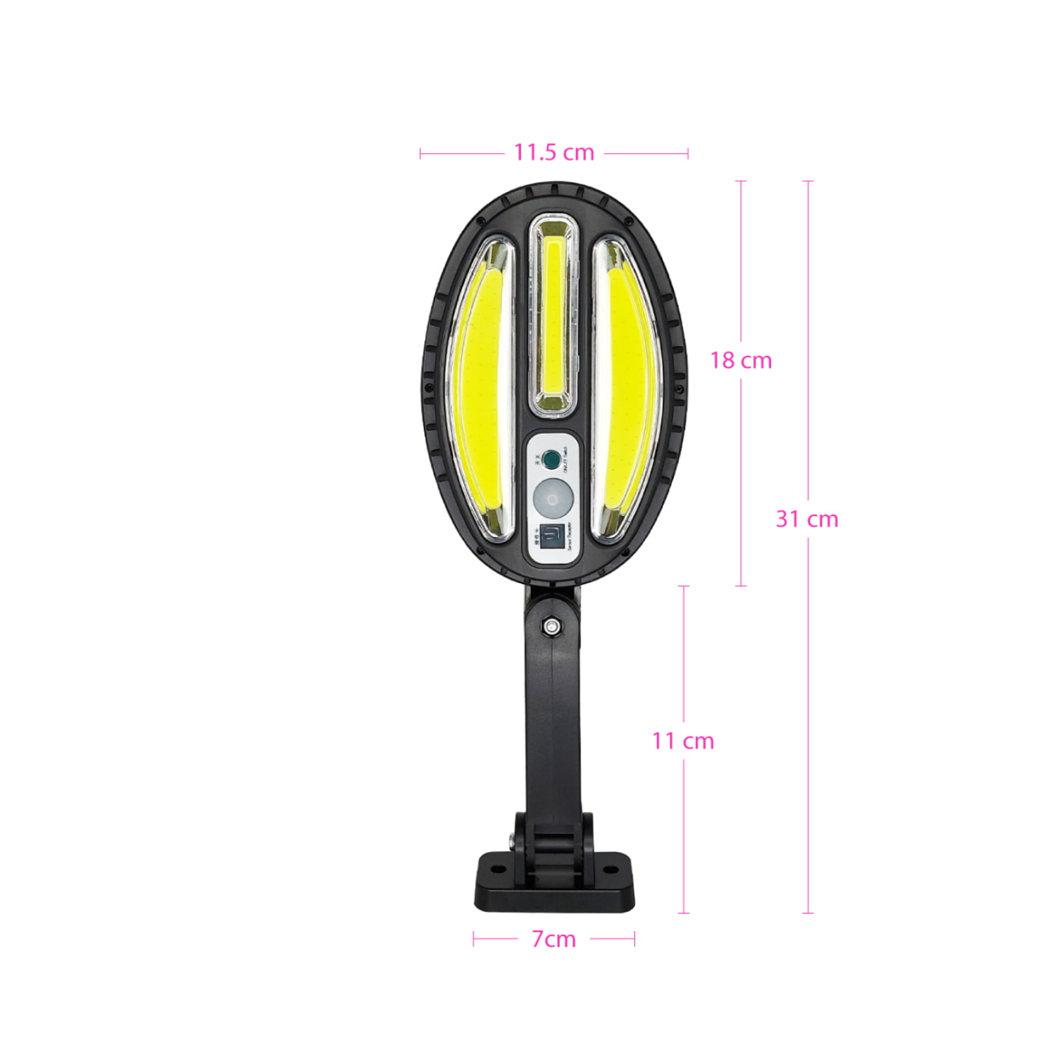 FOCO LÁMPARA LED MINI REFLECTOR PANEL SOLAR 96 COB 100 WATT - 4