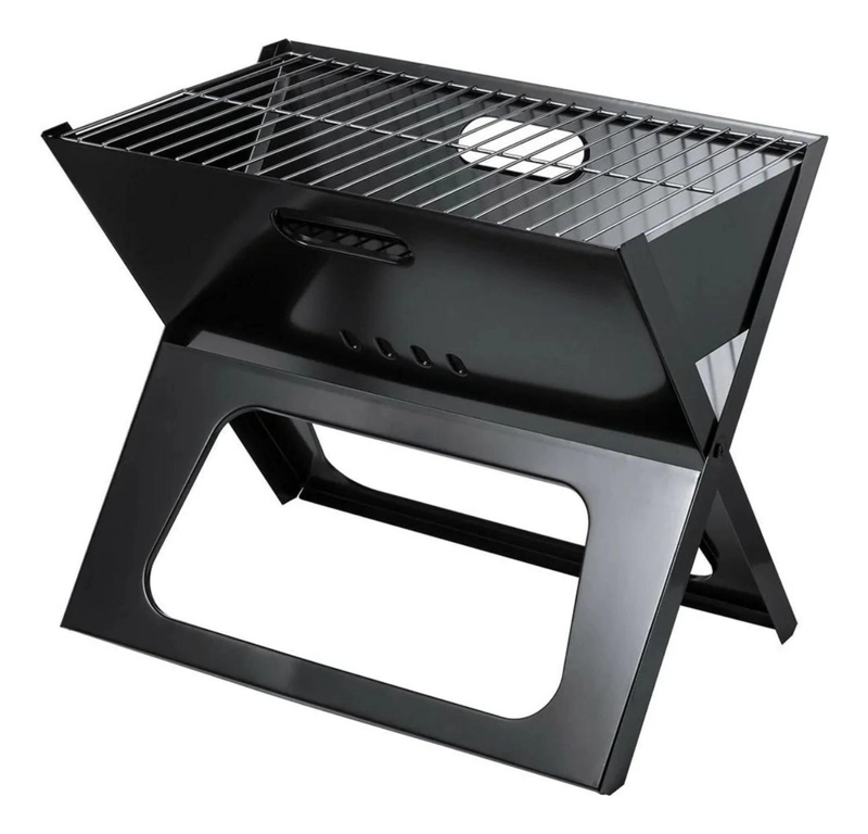 PARRILLA PLEGABLE PORTATIL METAL 44X36X28 CM - 1