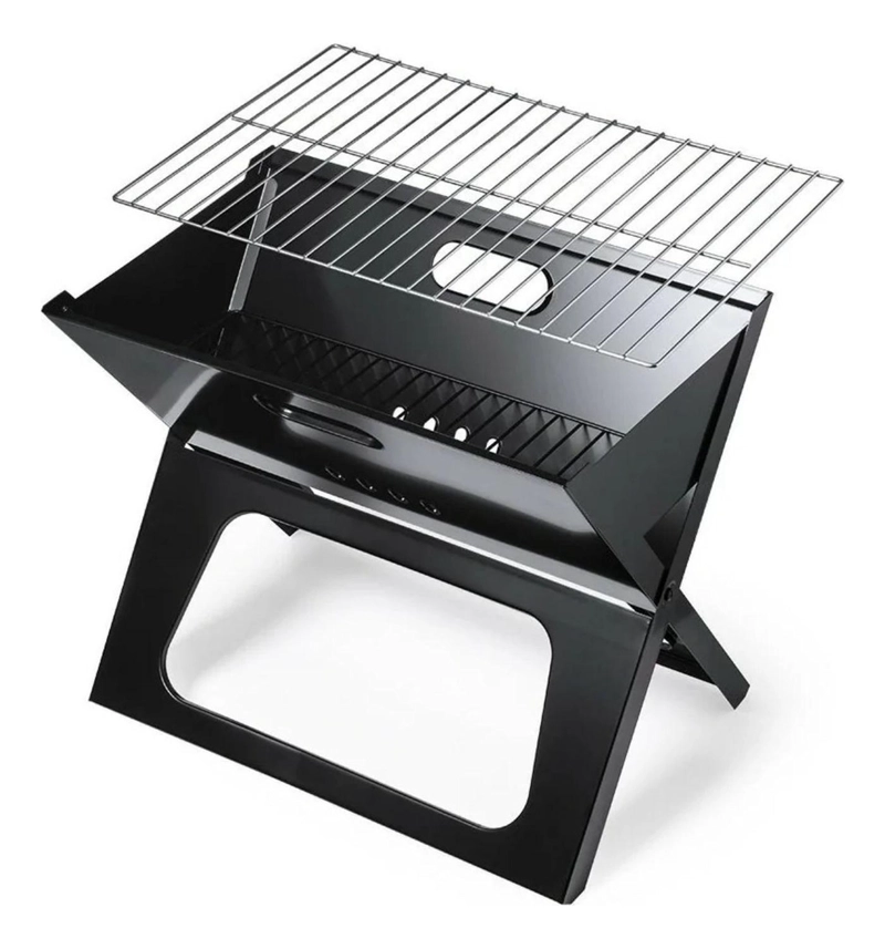 PARRILLA PLEGABLE PORTATIL METAL 44X36X28 CM - 2