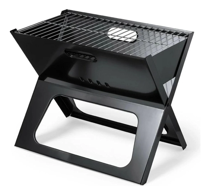 PARRILLA PLEGABLE PORTATIL METAL 44X36X28 CM - 3